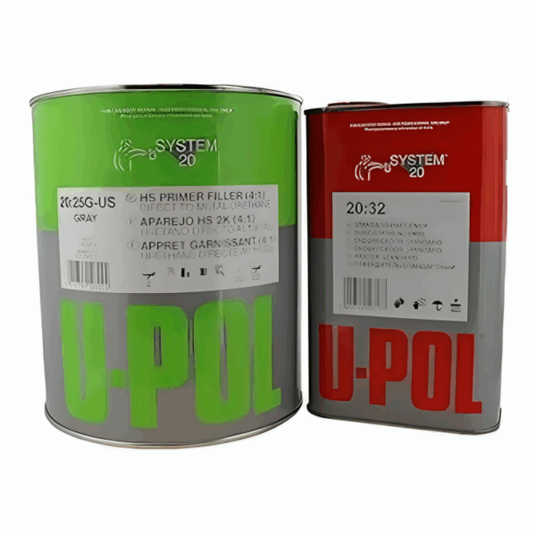U-POL 1 Gallon (4.2 Voc) High Solids High Build Urethane Primer Kit